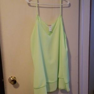 BZBZ 3X Lime Green Tanks